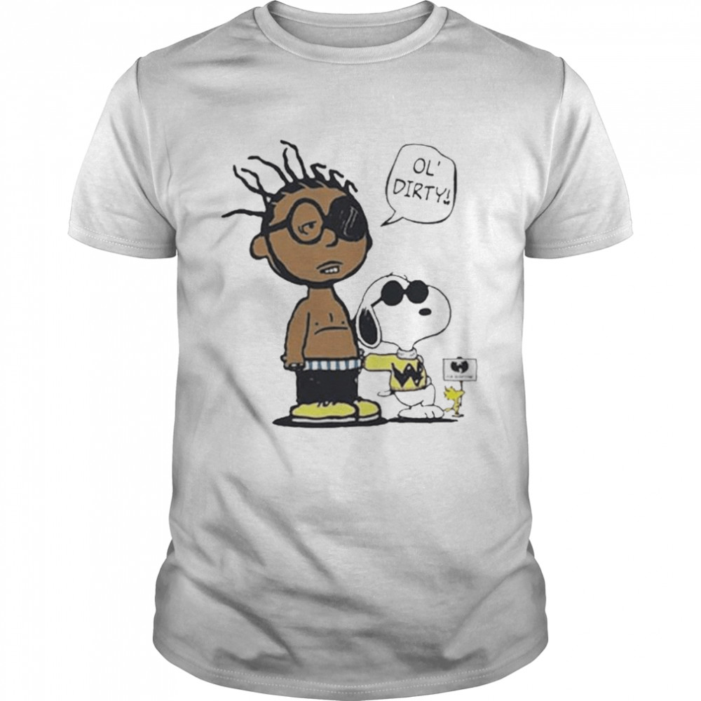 Wu Tang Snoopy And Woodstock And Charlie Brown Ol Dirty T-Shirt