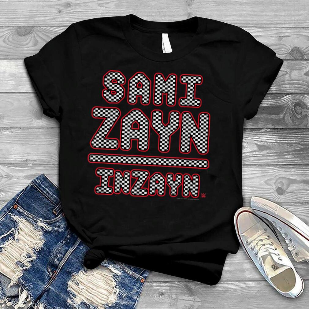 WWE Sami Zayn Let’s Go Checkered Type T Shirt