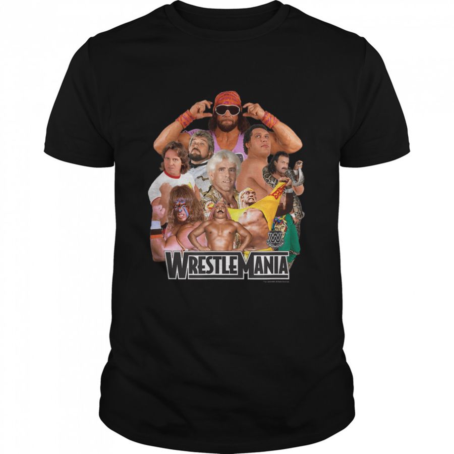 WWE Wrestlemania Collage T-Shirt