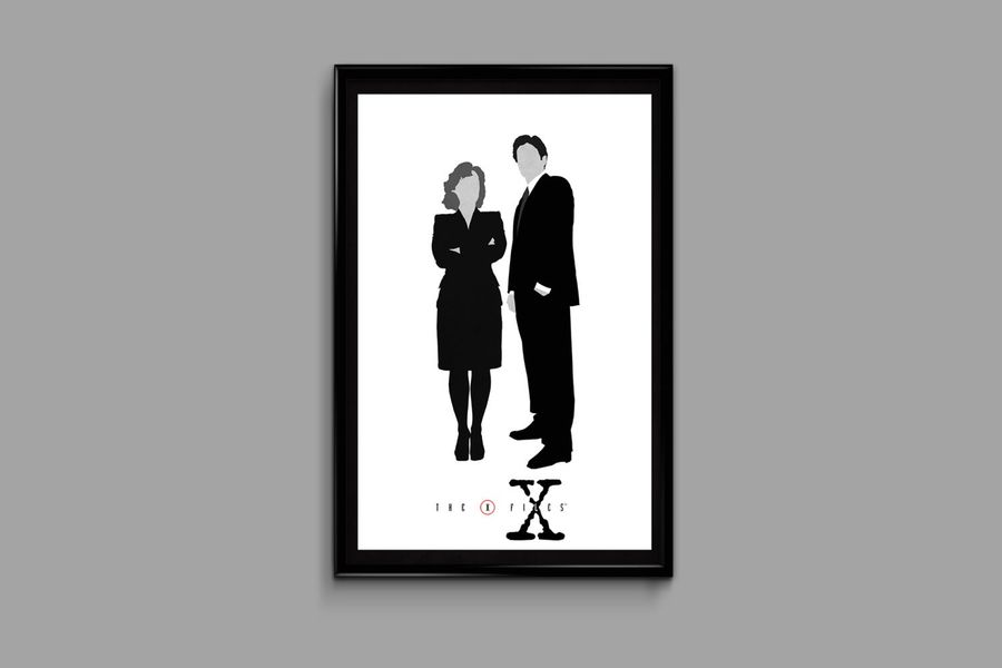 X Files  Minimalist Design TV Movie Poster
