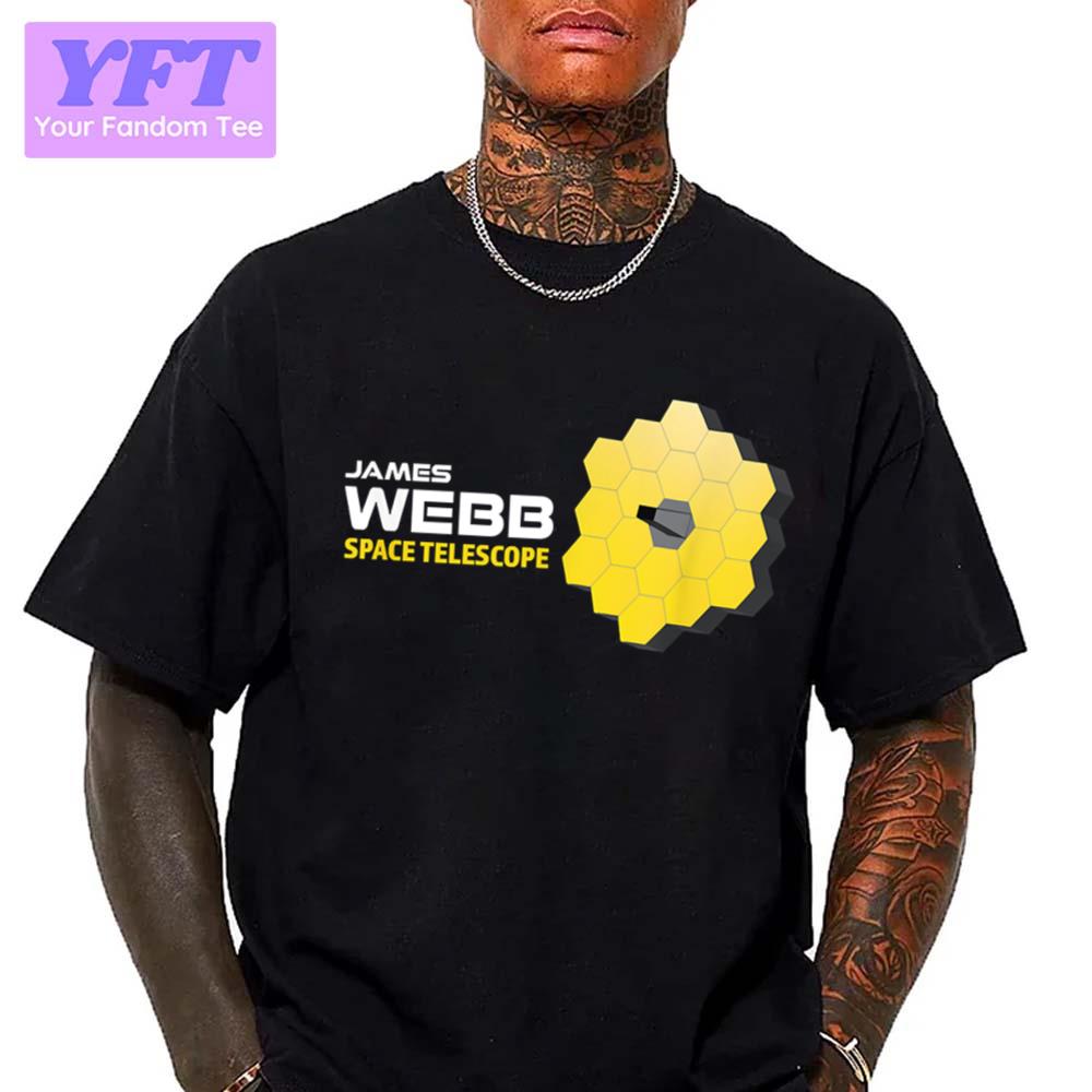 Yellow Logo Art James Webb Space Telescope Unisex T-Shirt