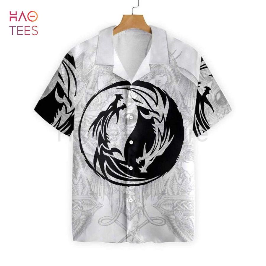 Yin Yang Dragon Hawaii Aloha Shirt