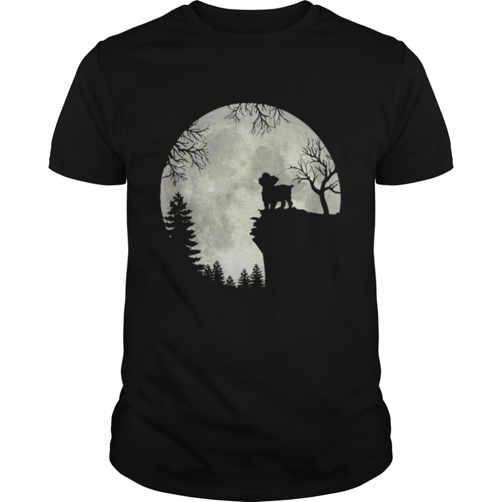 Yorkshire Terrier And Moon Halloween Shirt