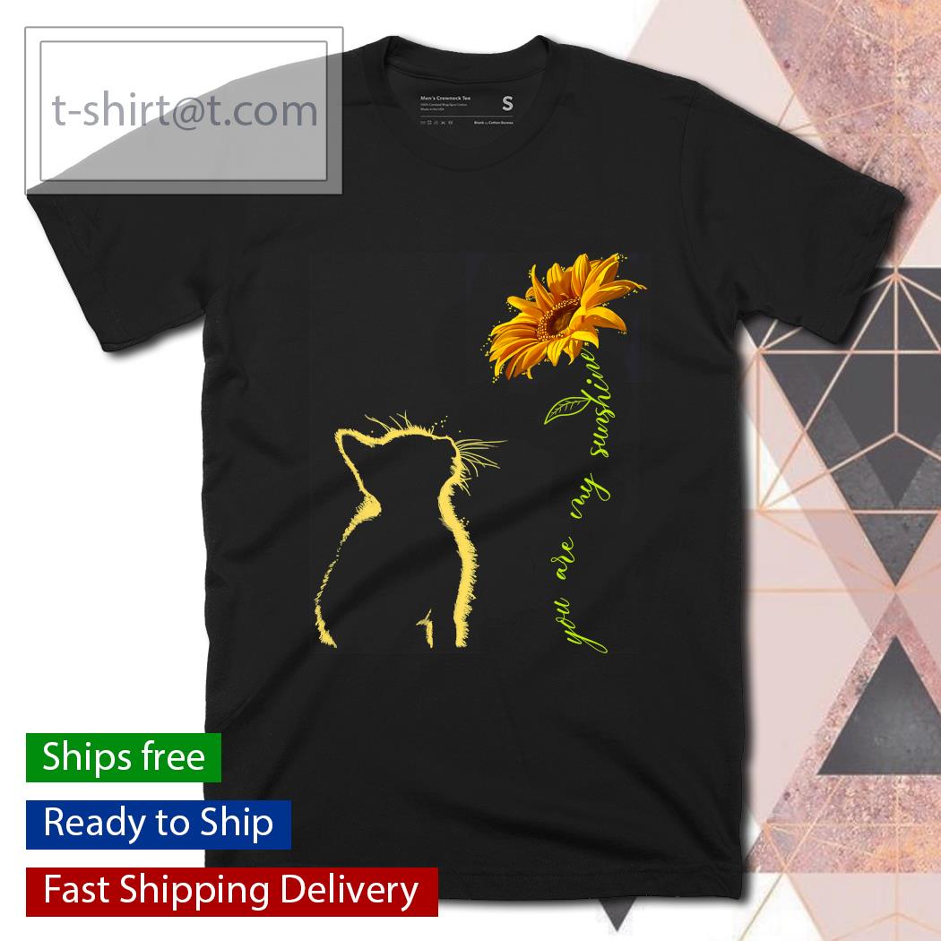 You are my sunshine cat sunflower shirt