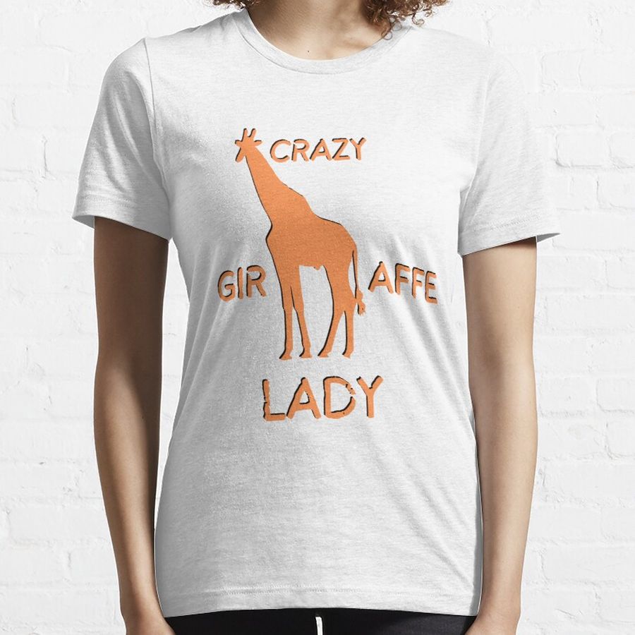Your Moody Giraffe - Giraffe Logo - Crazy Giraffe Lady Essential T-Shirt