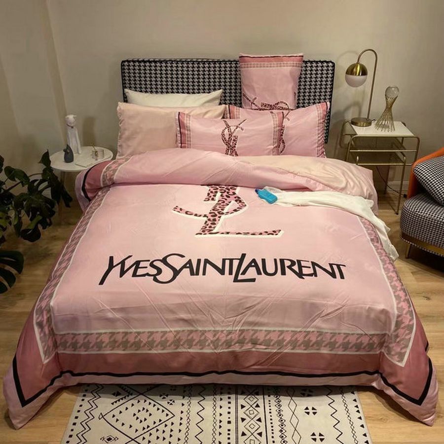 Ysl Yves Saint Laurent Luxury Brand Type 03 Bedding Sets