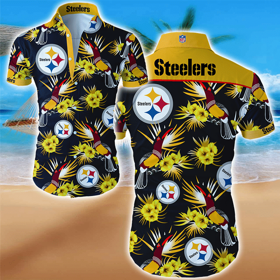 Zokastore Nfl Pittsburgh Steelers Classic Premium Hawaiian Shirt All Over Printed - KA2405003.png