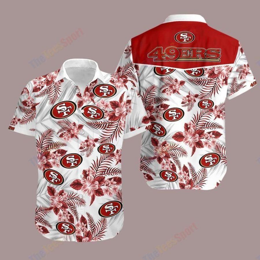 Zokastore NFL San Francisco 49ers Hawaiian Shirt Unisex 3D All Over Printed - SFS0519102