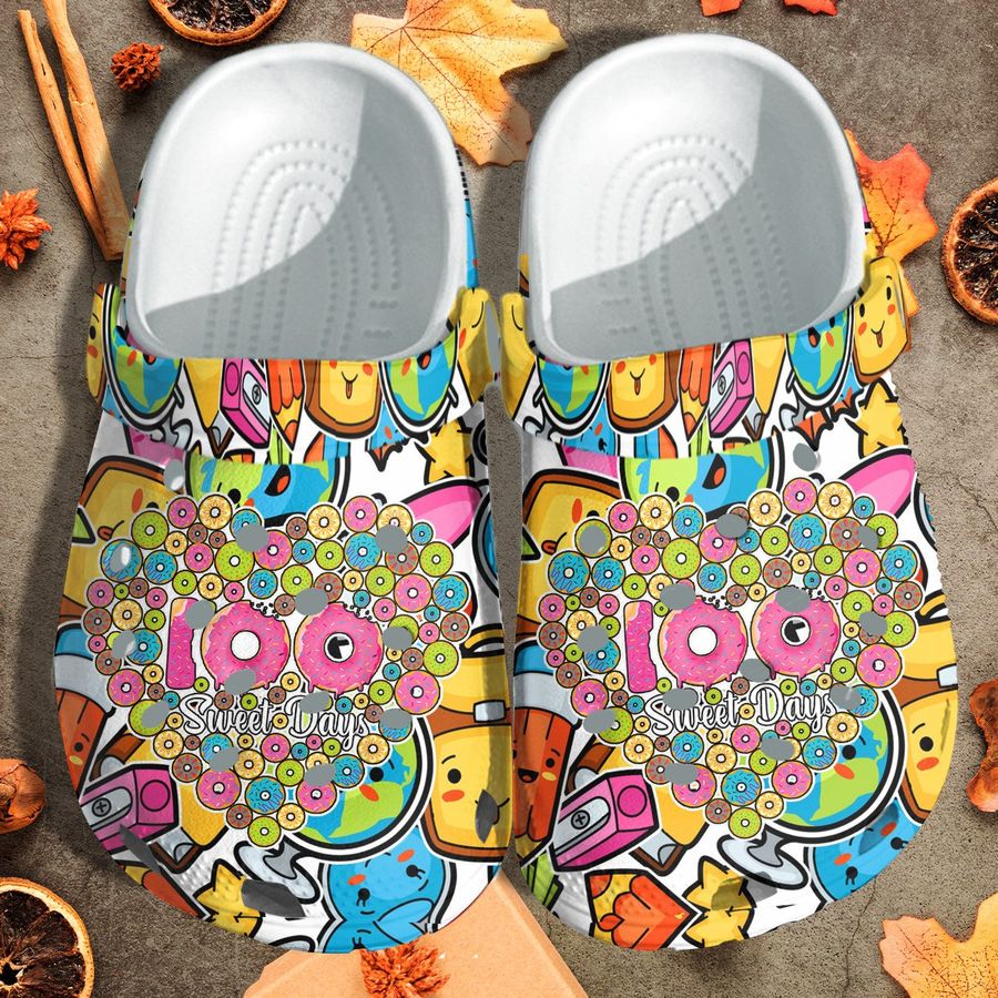 100 Sweet Day Shoes Crocs Crocbland Clog Gift - School010