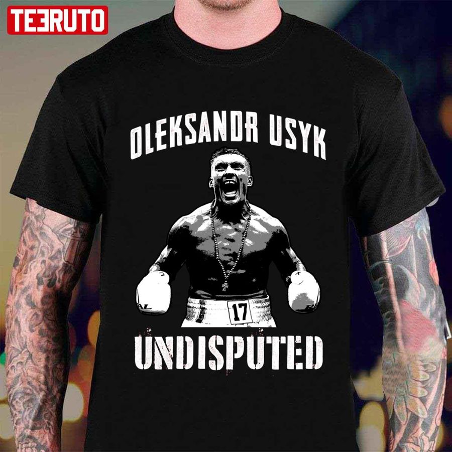 17 Oleksandr Usyk Undisputed Black And White Unisex T-shirt