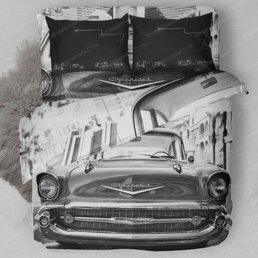 1957 Chevrolet Car 17 Bedding Set – Duvet Cover – 3D New Luxury – Twin Full Queen King Size Comforter
