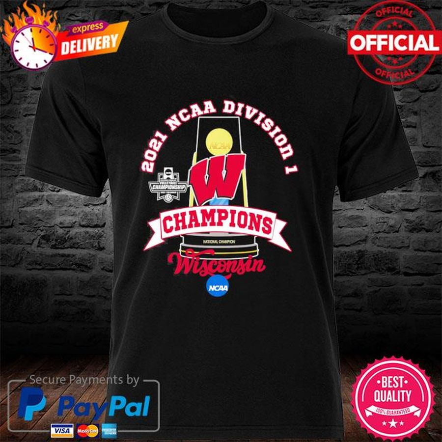 2021 NCAA Women’s Volleyball National Championship Wisconsin Champions T-shirt