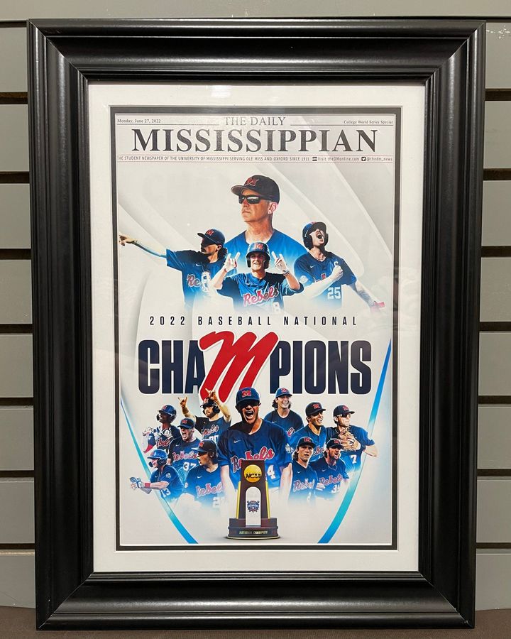 2022 Ole Miss Rebels Mens College World Series Posster Poster
