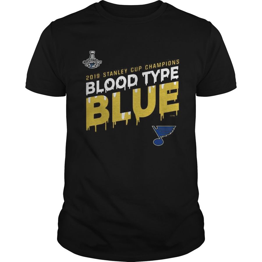 2022 Stanley Cup Champions Blood Type Blues Shirt, Sport Team T Shirt