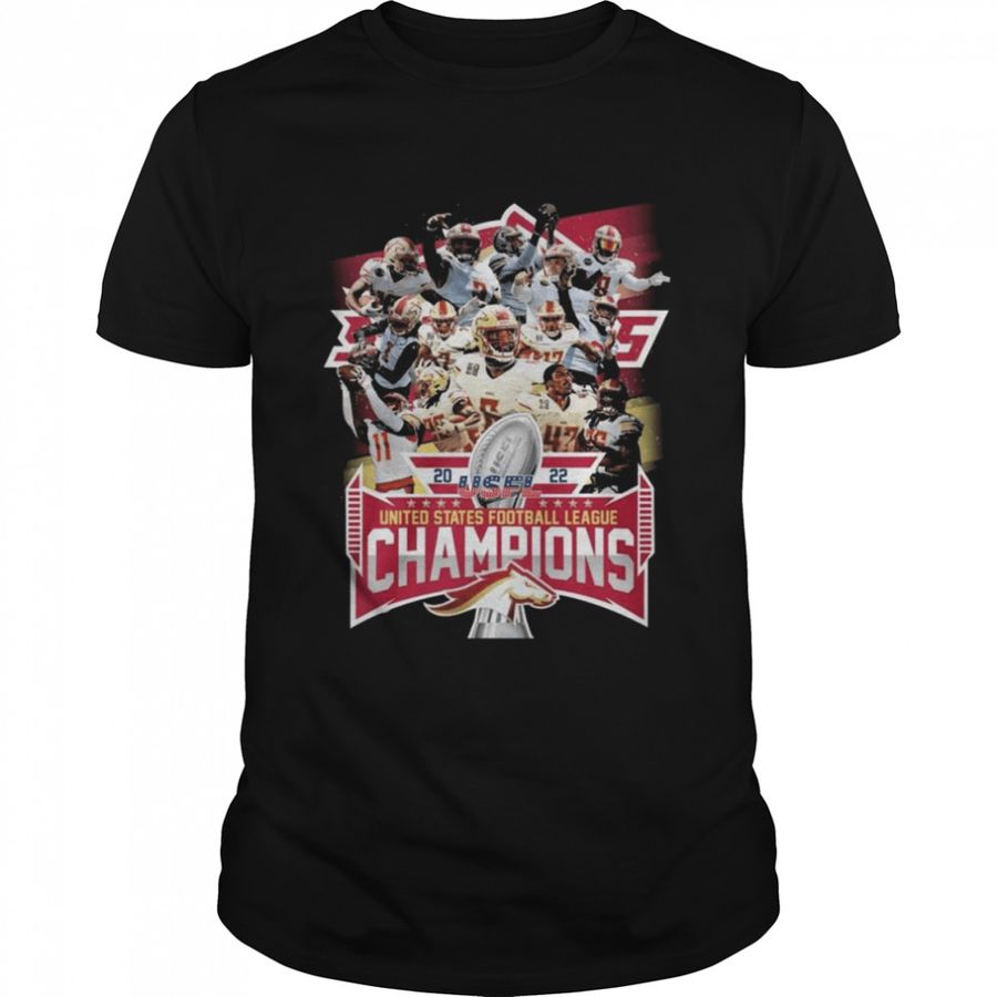 2022 USFL United States Football League Champions Shirt
