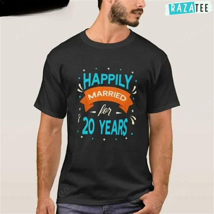 20th Wedding Anniversary Gift Husband T-Shirt