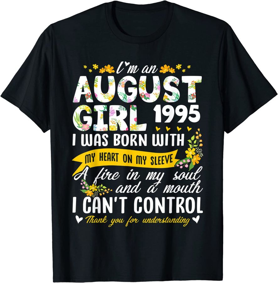 27th Birthday Floral Girl Limited Edition August 1995