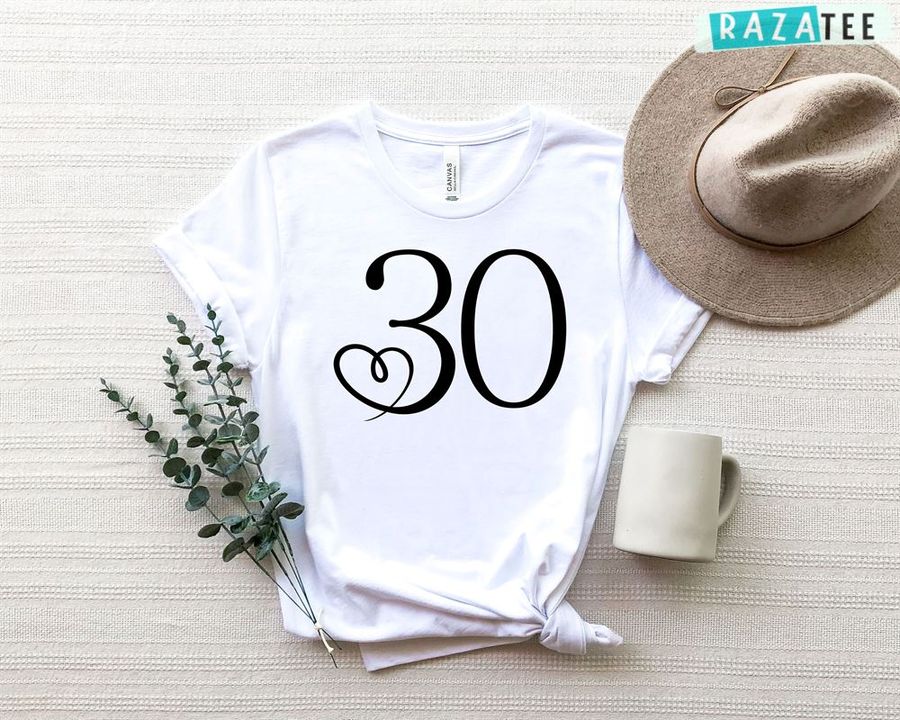30th Birthday Shirt,30th Birthday Gift,30th Birthday Gift Ideas For Wife