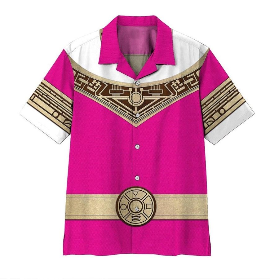 3d Power Ranger Zeo Pink Hawaiian Shirt