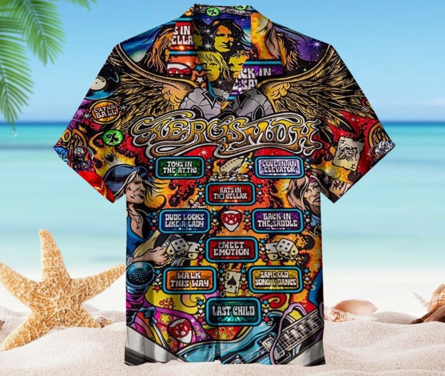 3d Rock Band Pinball Game For Beer Hawaii Shirt