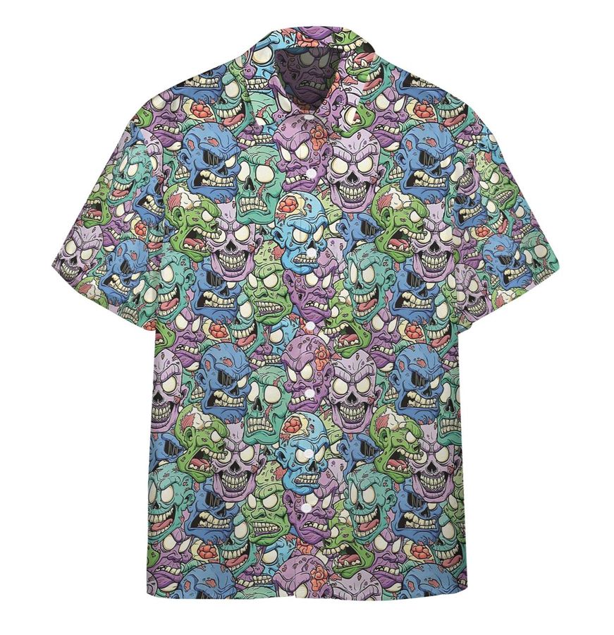 3d Zombies Want Your Brrraaaiiinnsss Custom Hawaii Shirt