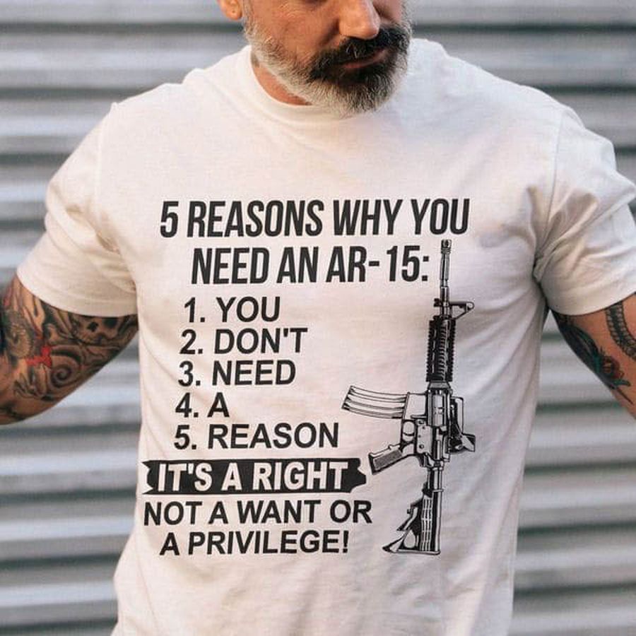 5 Reasons Why You Need An AR-15 You Don't Need A Reason It's A Right Not A Want Or A Privilege