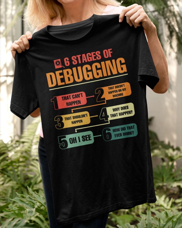 6 stages of debugging – That can't happen, doesn't happen on my machine, shouldn't happen