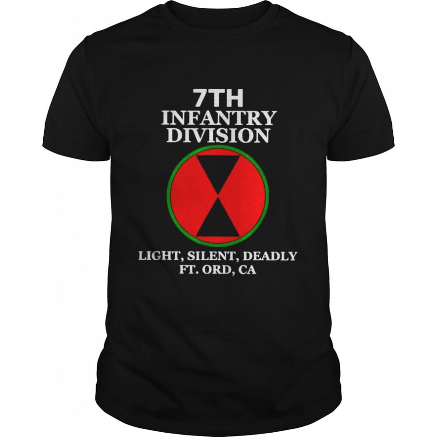 7Th Infantry Division Light Silent Deadly Shirt, Tshirt, Hoodie, Sweatshirt, Long Sleeve, Youth, Personalized shirt, funny shirts, gift shirts