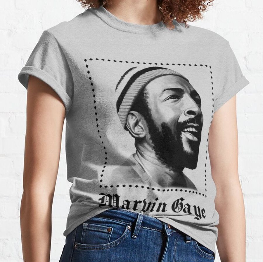 80s Marvin Sunset music Singer Gaye Funny Gift Prince Fan Classic T-Shirt