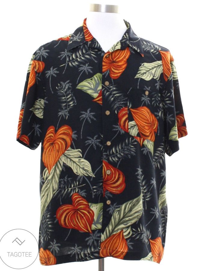 80s Ron Chereskin Mens Hawaiian Shirt