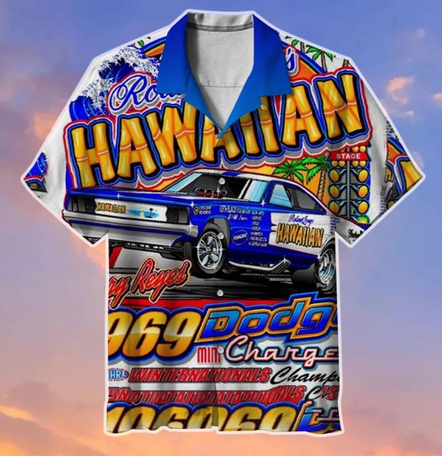 969 Dodge Charger Hawaiian Shirt