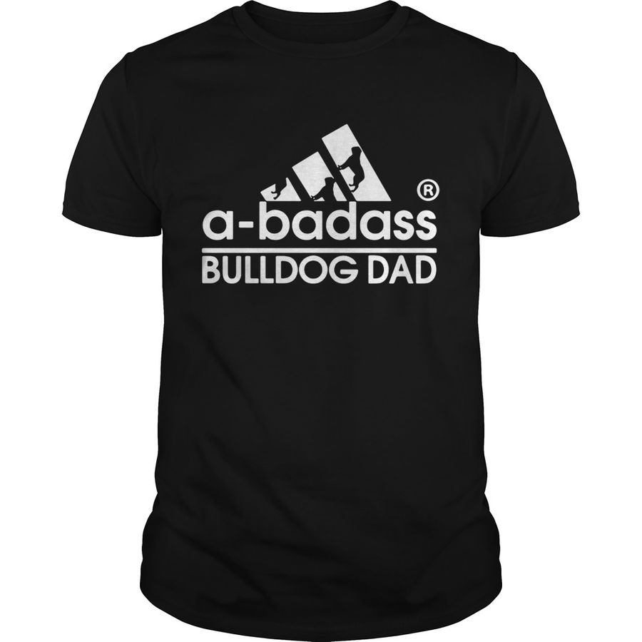 Abadass American Bulldog Dad Adidas Shirt, Sports Shirt Online