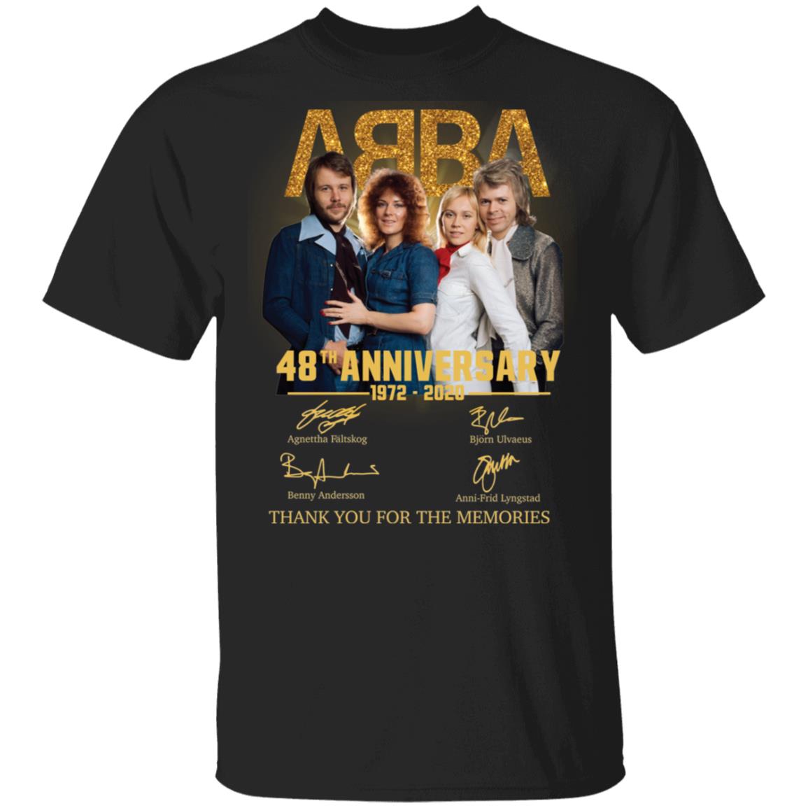 ABBA 48TH Anniversary 1972-2020 Shirt, hoodie