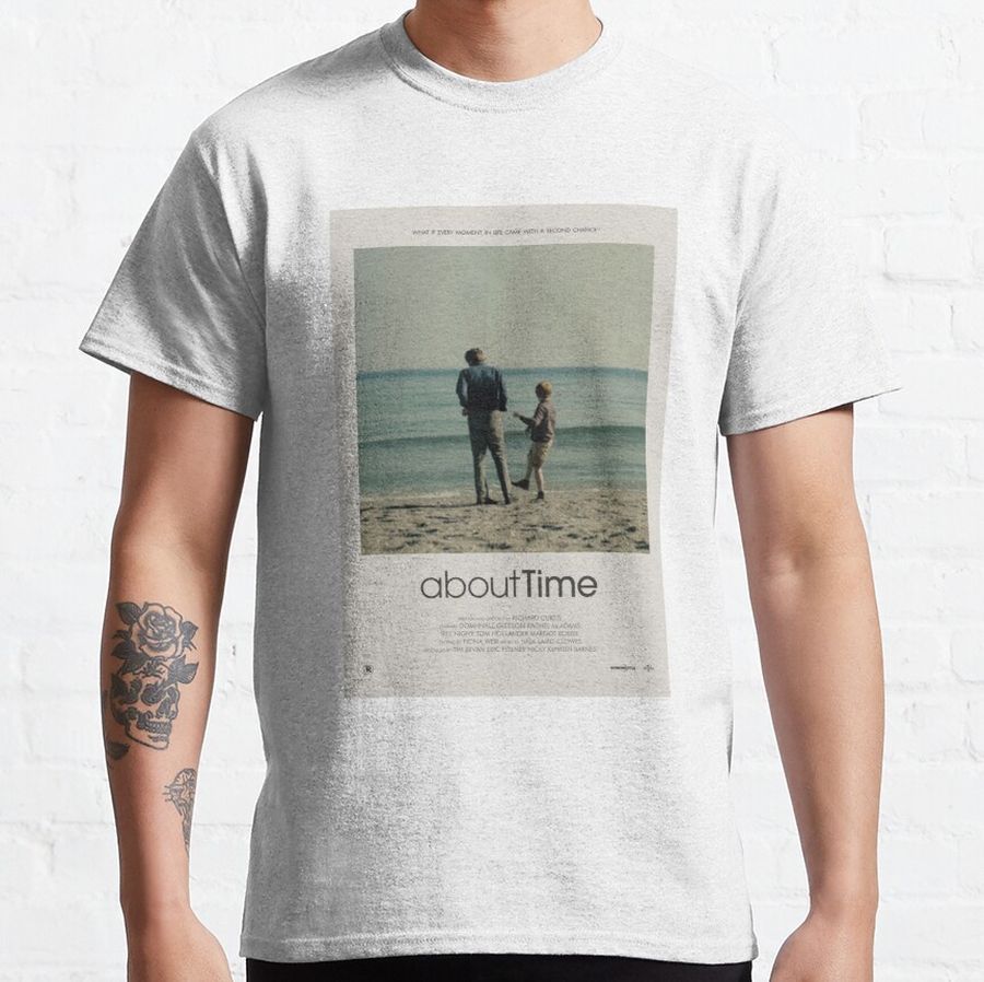 About Time Minimalist Poster Classic T-Shirt