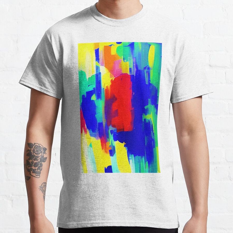 Abstract Expressionism Wallpaper - 2 Classic T-Shirt
