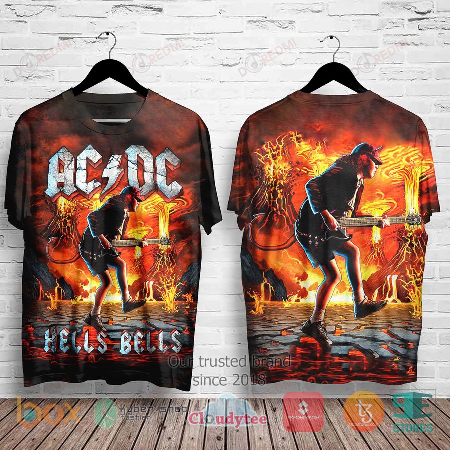 AC-DC Hells Bells Album 3D Shirt – LIMITED EDITION