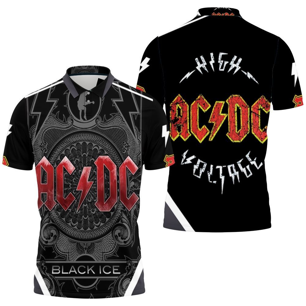 Acdc Ice Tour Polo Shirt Over Print Shirt 3d T-shirt