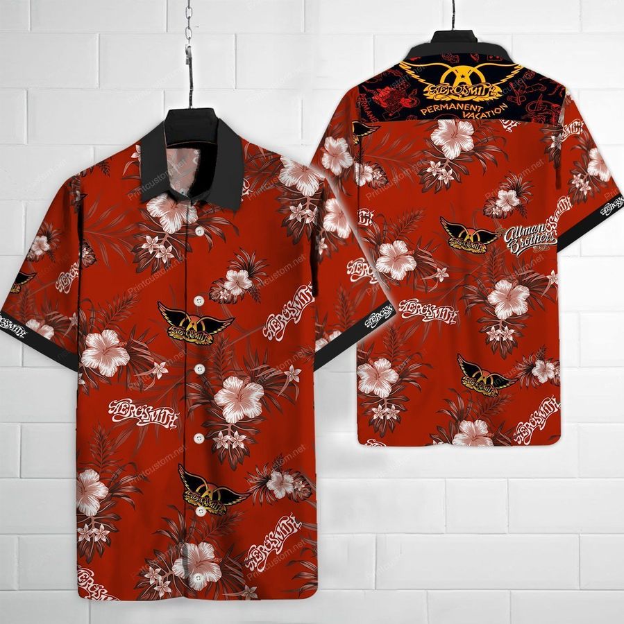 Aerosmith Hawaiian Shirt Pre10068, Hawaiian shirt, beach shorts, One-Piece Swimsuit, Polo shirt, funny shirts, gift shirts, Graphic Tee