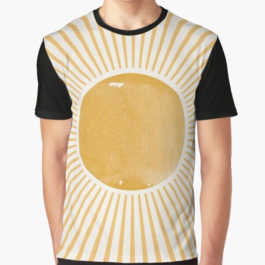 Aesthetic Retro Sun Graphic T-Shirt
