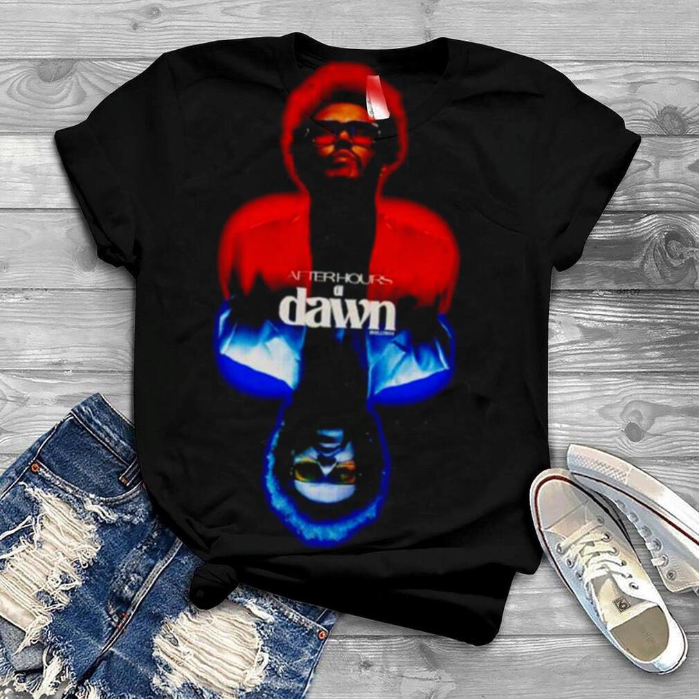 After Hours Til Dawn Red And Blue Tour 2022 Shirt