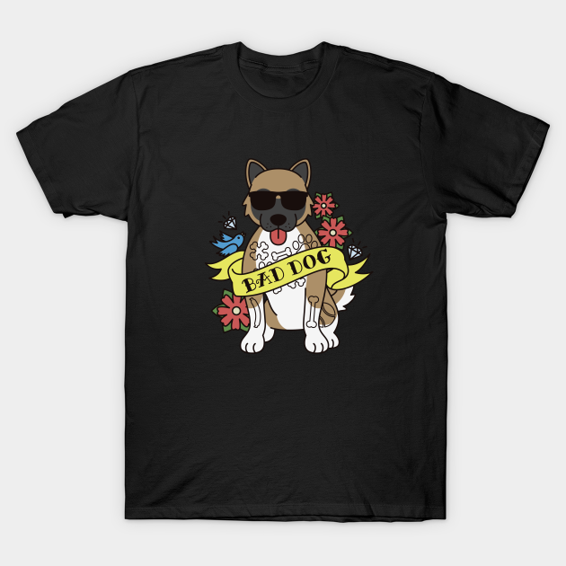 Akita Bad Dog Tattoo T-shirt, Hoodie, SweatShirt, Long Sleeve