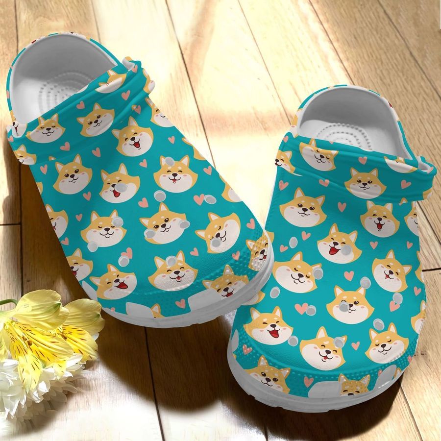 Akita Inu Personalize Clog Custom Crocs Fashionstyle Comfortable For Women Men Kid Print 3D Akita Smile