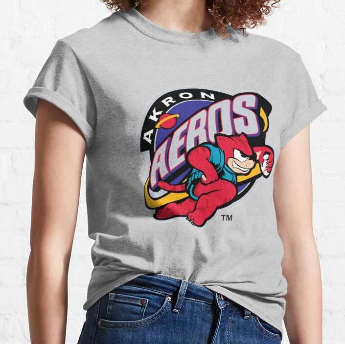 Akron Aeros Vintage Minor League Baseball Classic T-Shirt