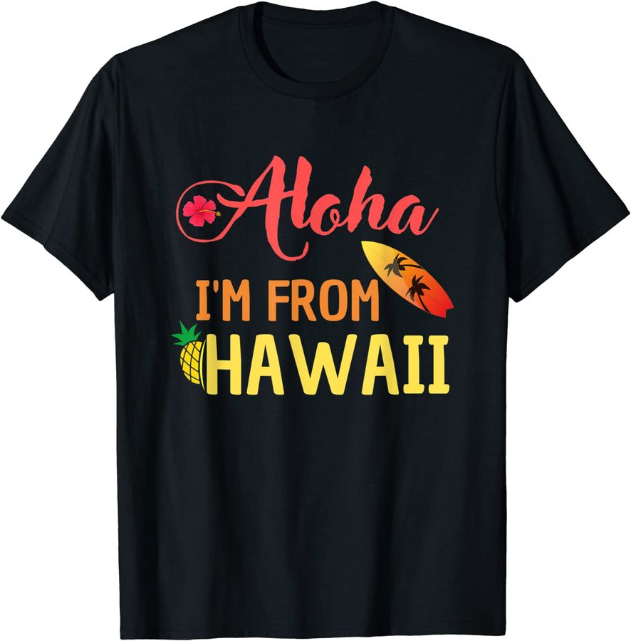 Aloha I'M From Hawaii For Proud Hawaiians