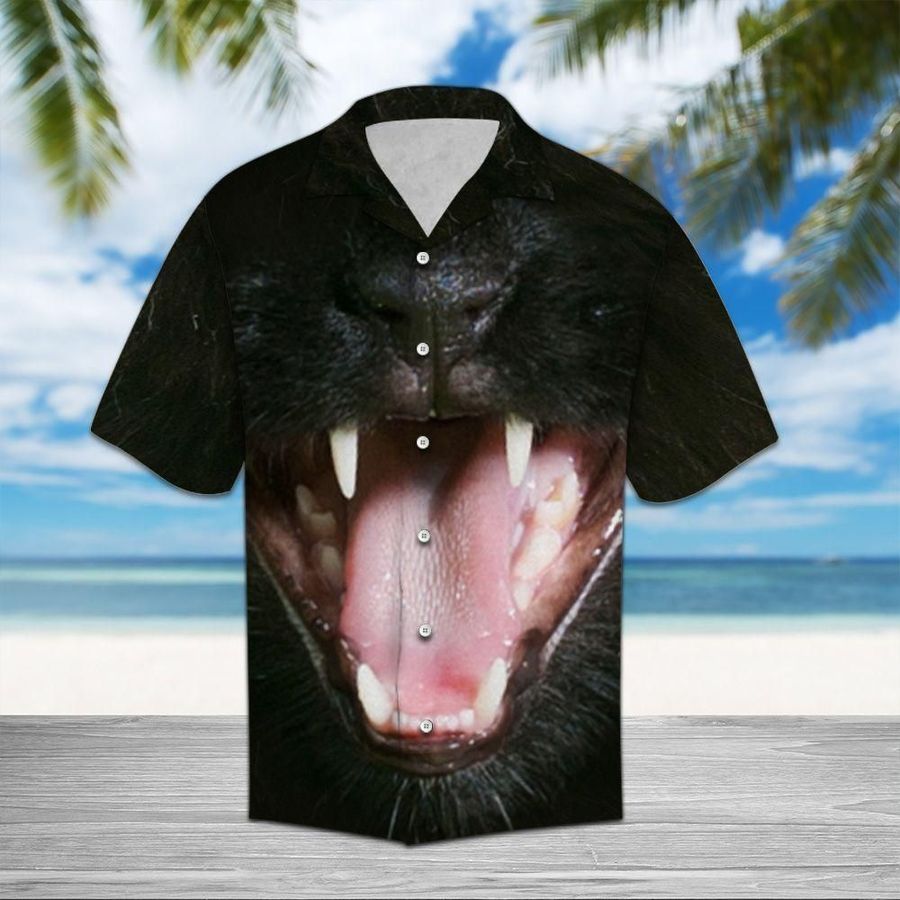 Aloha Shirt Funny Black Cat Hawai D2007 Hawaiian Shirt - 255