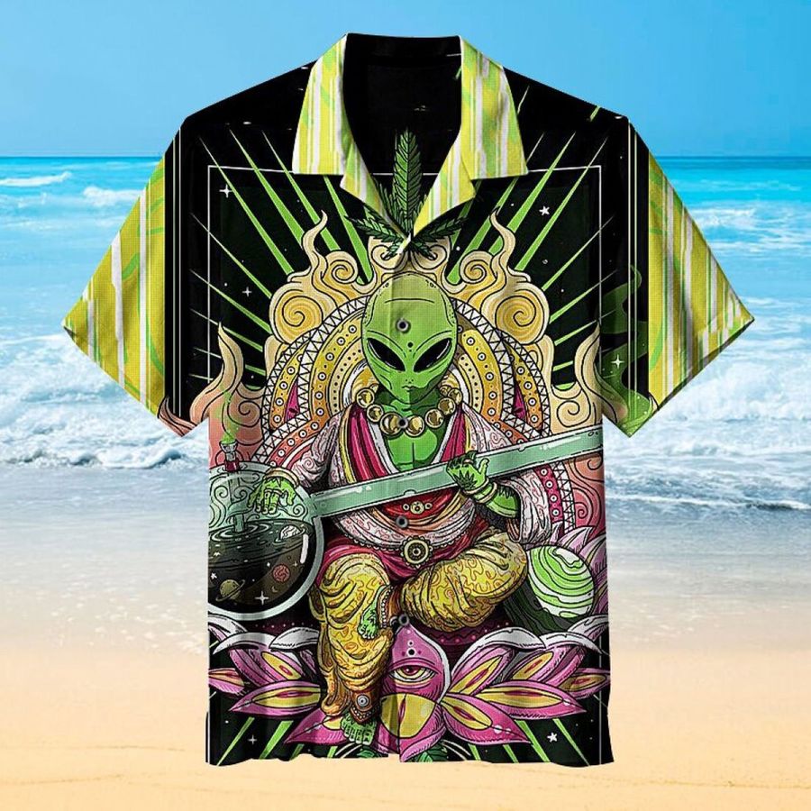 Amazing Alien Hawaiian Shirt,Alien Hawaiian Shirt,Vintage Summer Shirt,Beach Shirt,Button Downs Shirt,Shirt For Hawai Fans