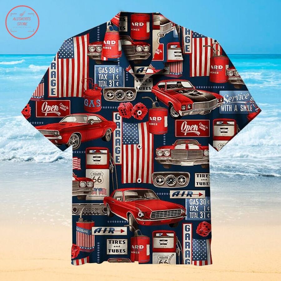 Amazing American Mustang Hawaiian Shirt