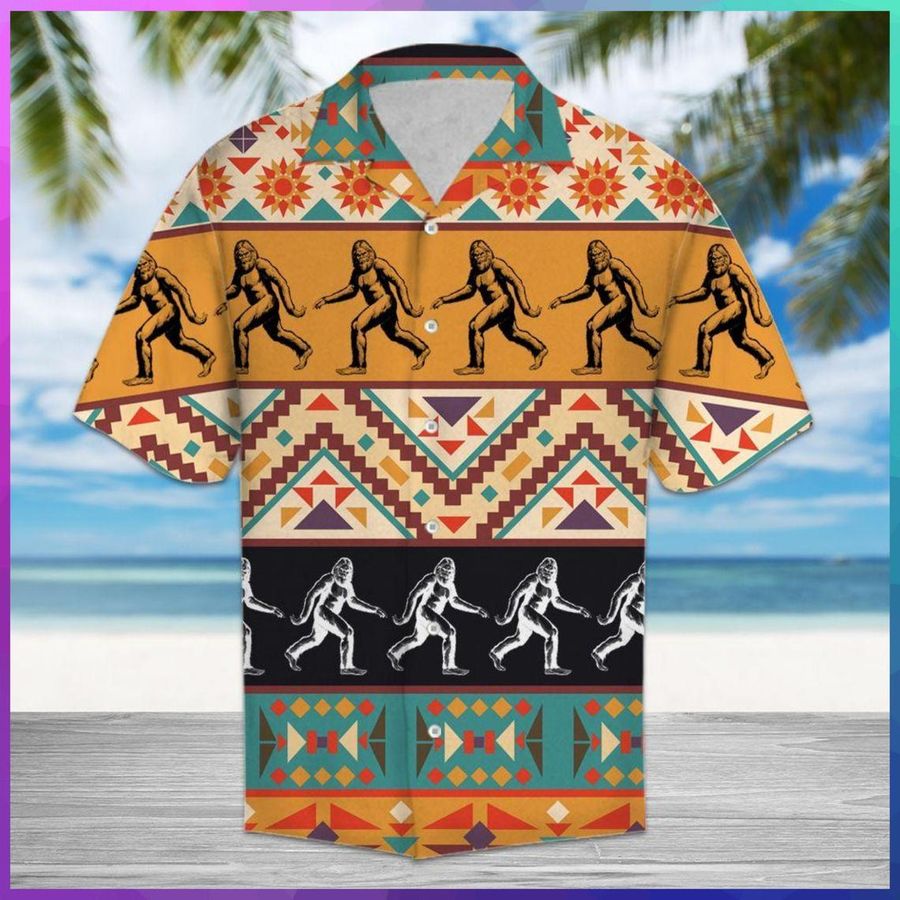 Amazing Big Foot Hawaiian Shirt Pre10907, Hawaiian shirt, beach shorts, One-Piece Swimsuit, Polo shirt, funny shirts, gift shirts, Graphic Tee