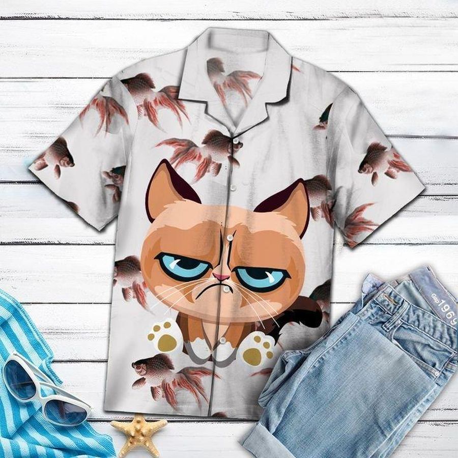 Amazing Cat Hawaiian Shirt Pre13730, Hawaiian shirt, beach shorts, One-Piece Swimsuit, Polo shirt, funny shirts, gift shirts, Graphic Tee