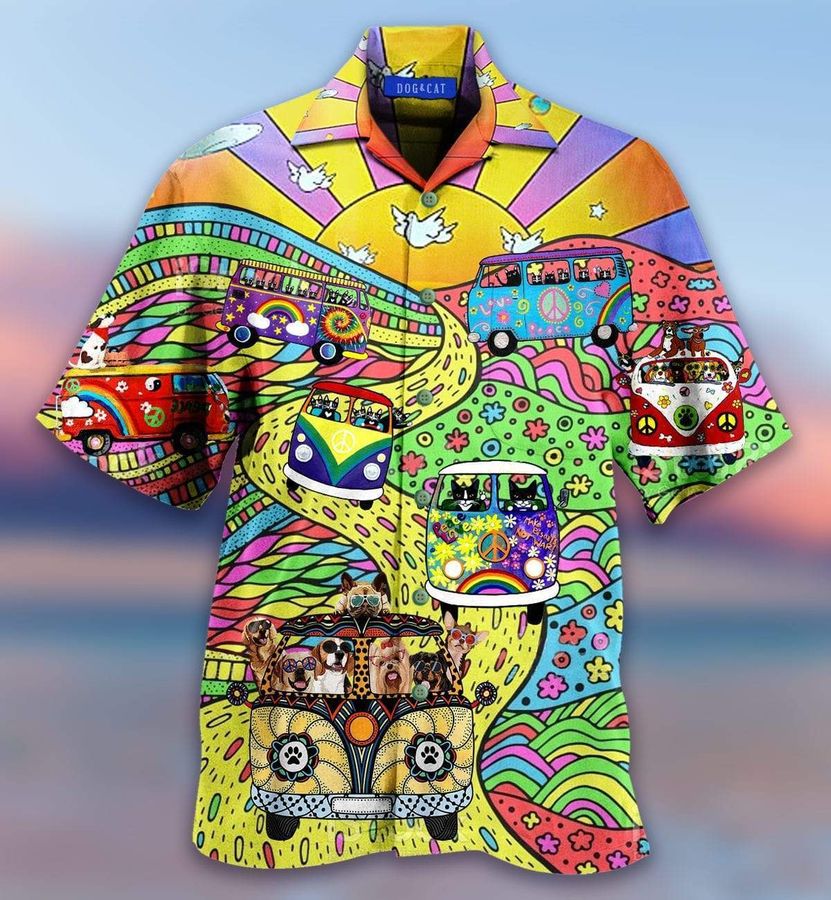 Amazing Colorful Stay Trippy Litttle Hippie Unisex Hawaiian Shirt Pre13792, Hawaiian shirt, beach shorts, One-Piece Swimsuit, Polo shirt, gift shirts